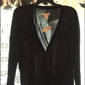 Black cardigan NWT